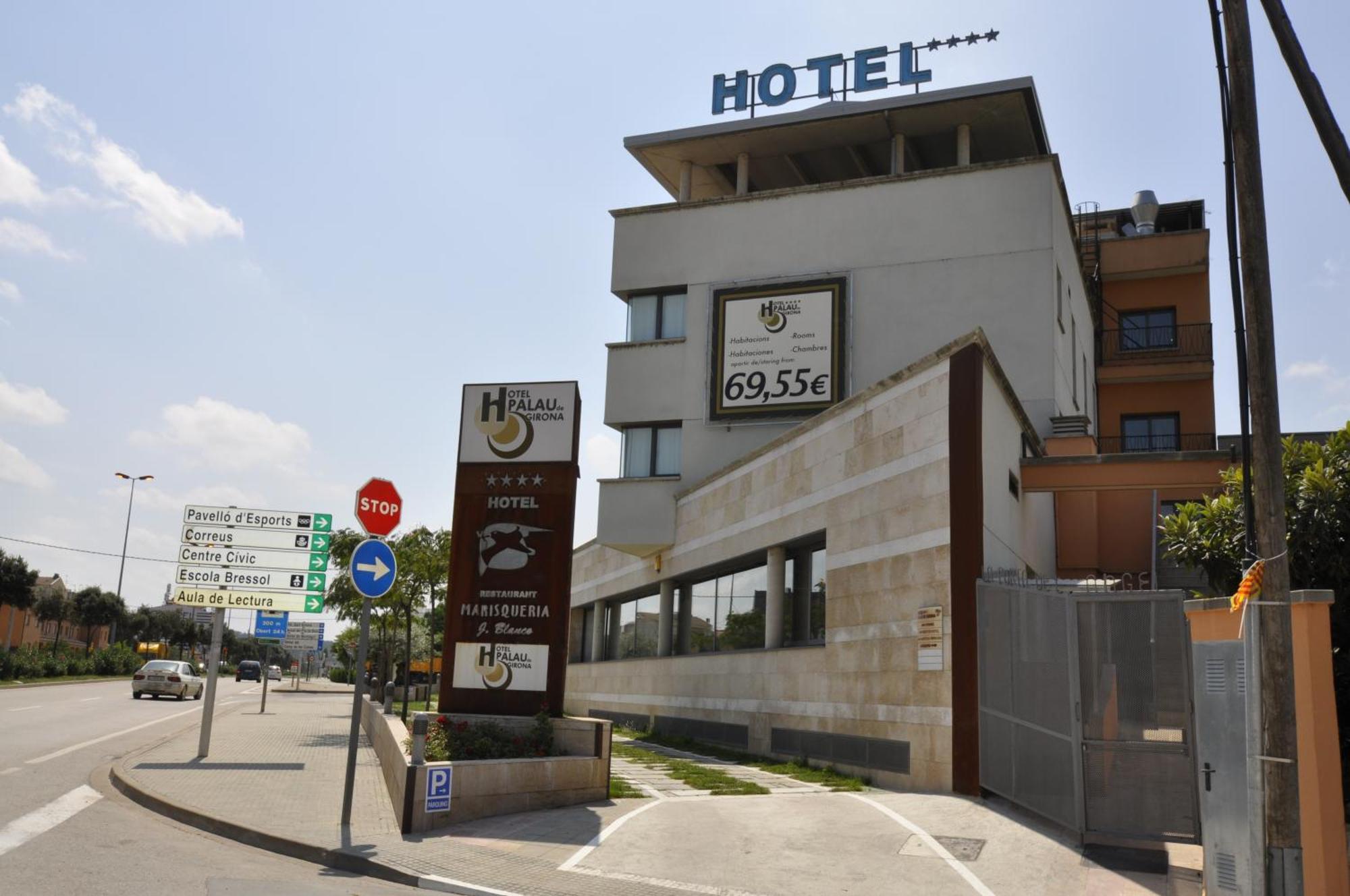 Hotel Palau De Girona Sant Julià De Ramis Buitenkant foto